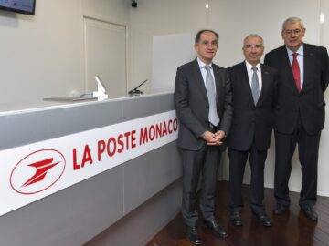 Inauguration du nouveau bureau de poste du Grimaldi Forum