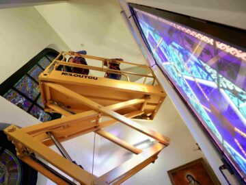 Nouvel éclairage pour les vitraux de la Chapelle des Carmes