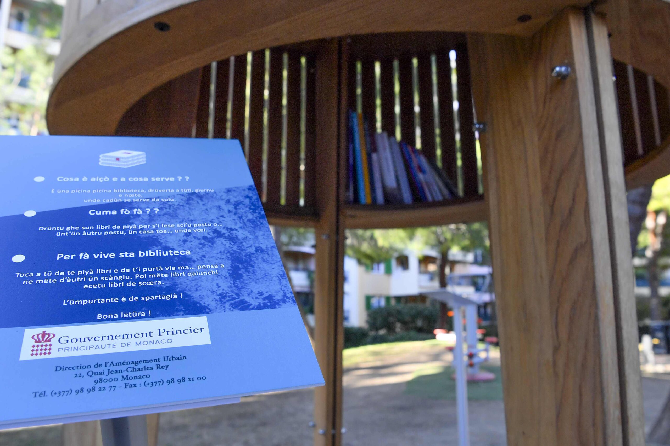 A Picina Bibliuteca : une bibliothèque participative en libre-service