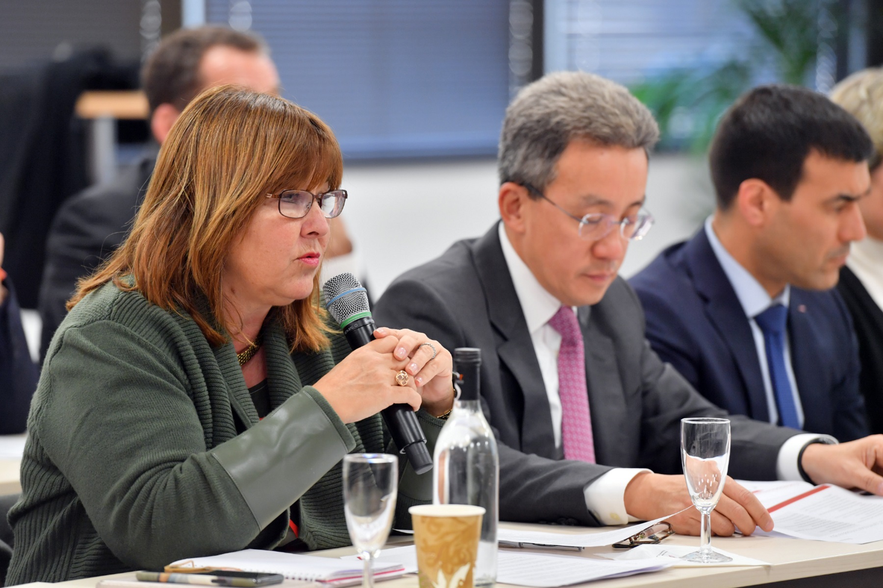 Marie Pierre Gramaglia et Jean Luc Nguyen Manuel Vitali Direction de la Communication