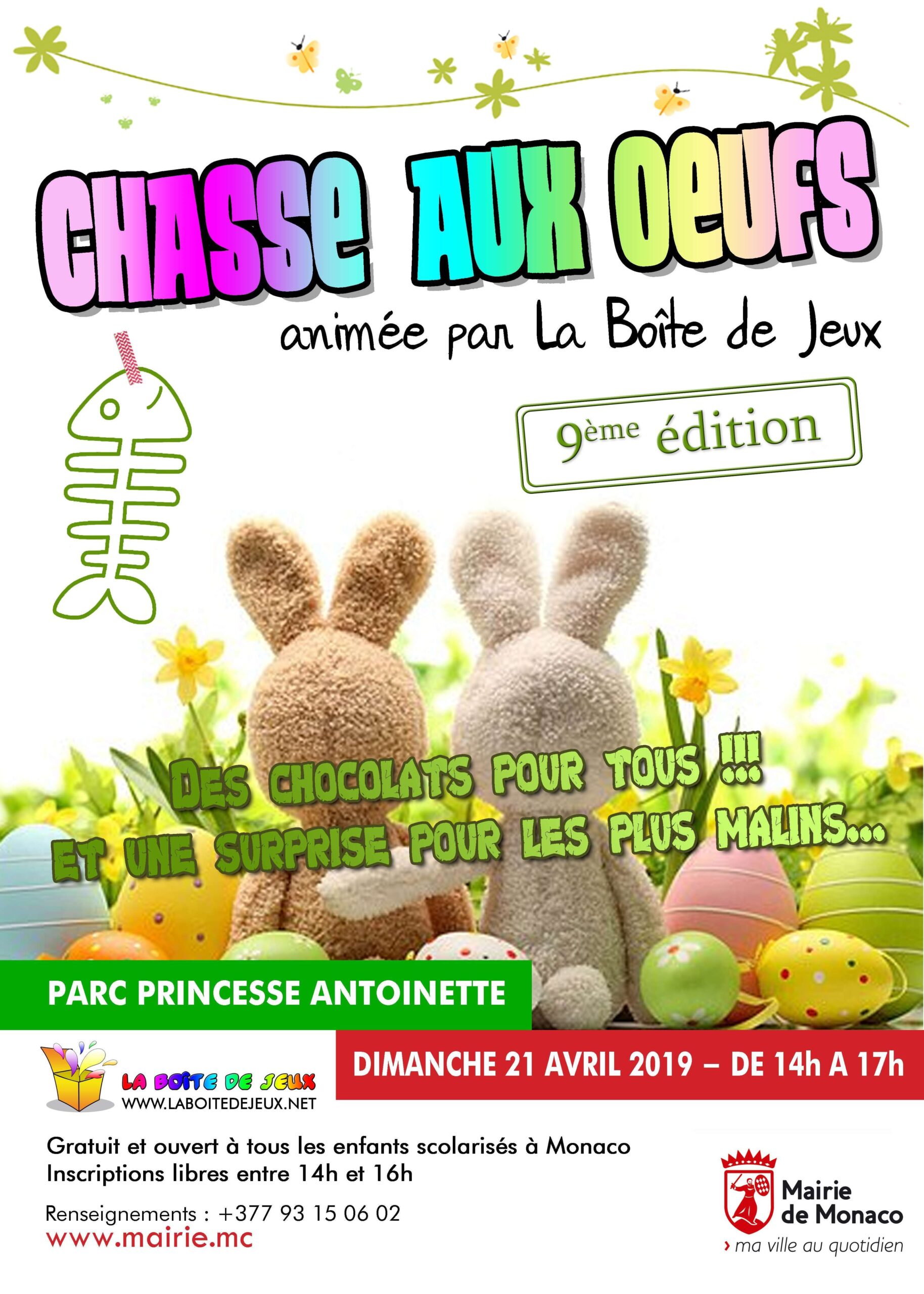 Double animation au Jardin Exotique de Monaco et au Parc Princesse Antoinette pour Pâques