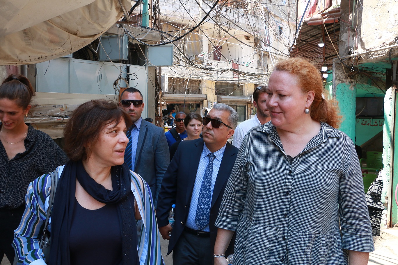 2 Visite Mme Rosabrunetto Camp Bourj el Barajneh