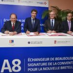 A8 – Nouvelle bretelle de Beausoleil – Signature de la convention de financement
