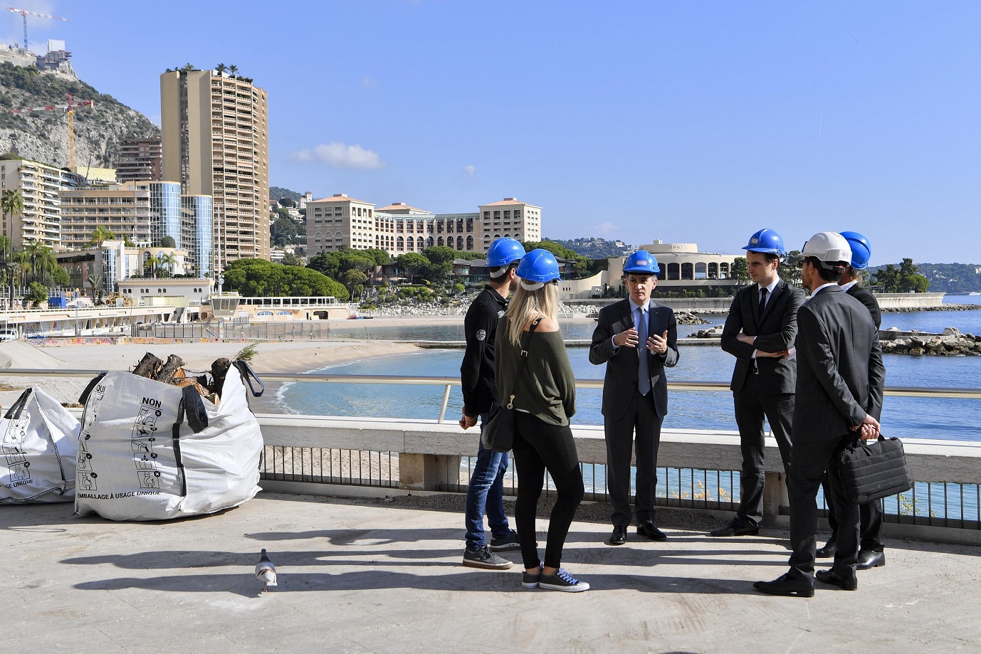 Jean Castellini rencontre les commerçants du Larvotto