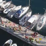 Exercice de simulation d’incendie dans le Port de Monaco