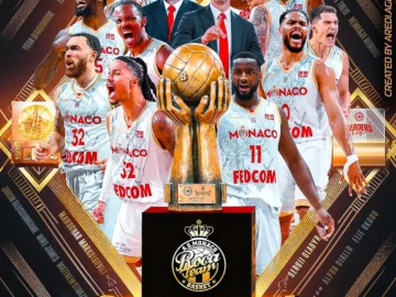 AS Monaco champion de France de Betclic Élite 2026 après une finale légendaire